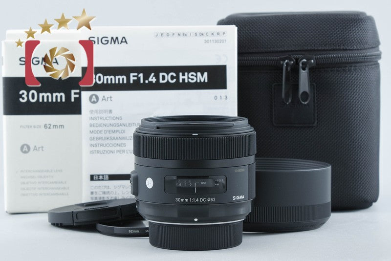 Sigma Art 30mm f/1.4 DC HSM for Nikon w/ Box from Japan