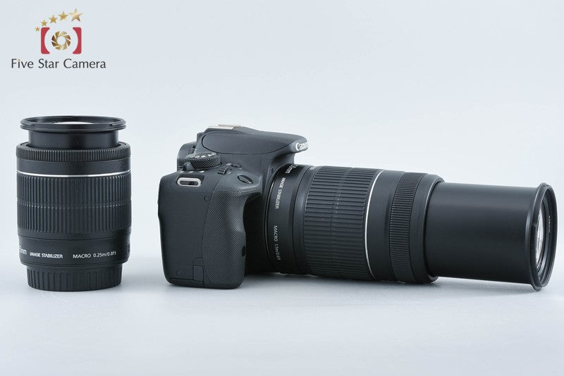 Canon EOS Kiss X7 / Rebel SL1 / 100D 18.0 MP 18-55 55-250 Lenses from Japan
