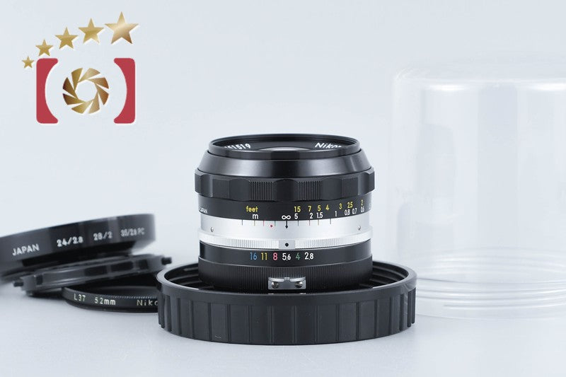 Nikon NIKKOR-N Auto 24mm f/2.8 Non Ai Lens from Japan