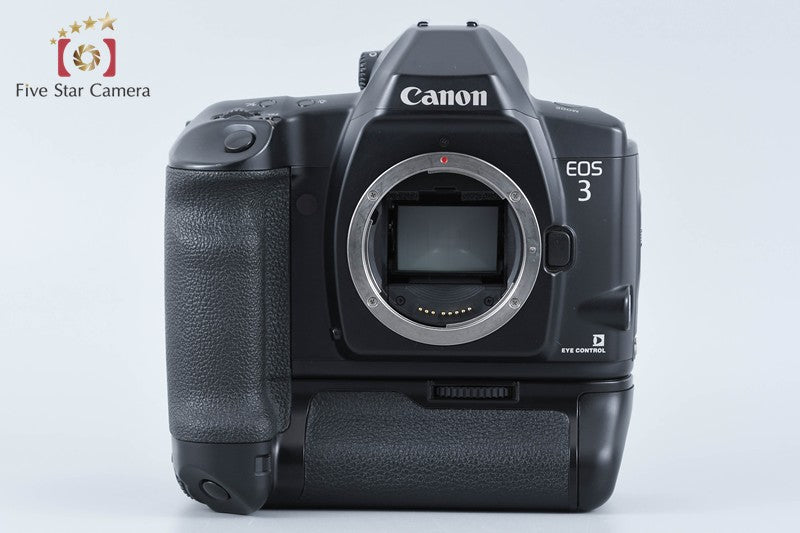 Canon EOS 3 35mm SLR Film Camera Body + PB-E2 Power Drive Booster from Japan