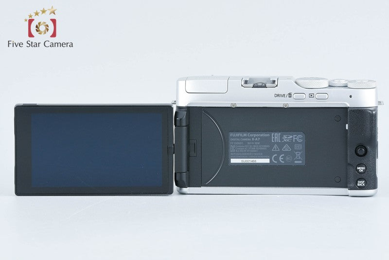 Fujifilm X-A7 24.2 MP Silver Digital Mirrorless Camera Body from Japan
