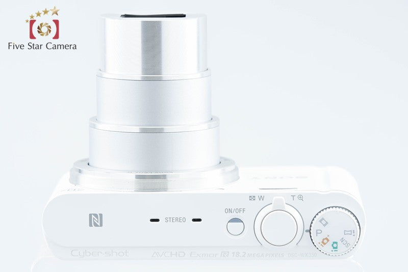 Sony Cyber-Shot DSC-WX350 White Digital Camera [Multiple Languages] from Japan