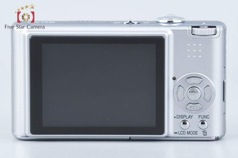 Panasonic LUMIX DMC-FX30 Precious Silver 7.2 MP Digital Camera w/ Box from Japan