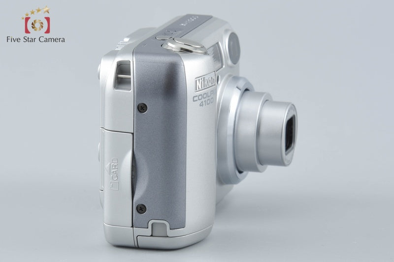 Nikon COOLPIX 4100 Chrome Silver 4.0 MP Digital Camera w/ Box from Japan