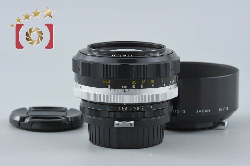 Nikon NIKKOR-S.C Auto 55mm f/1.2 Non Ai Lens from Japan