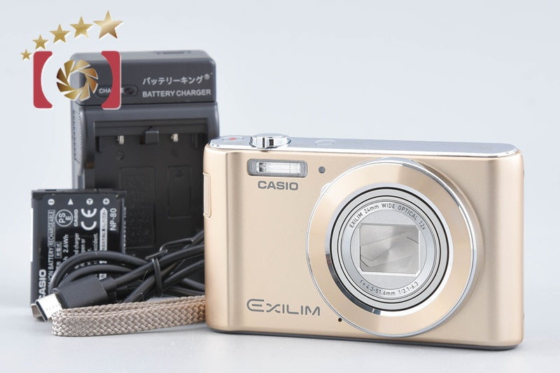 CASIO EXILIM EX-ZS190 Gold 16.1 MP Digital Camera from Japan