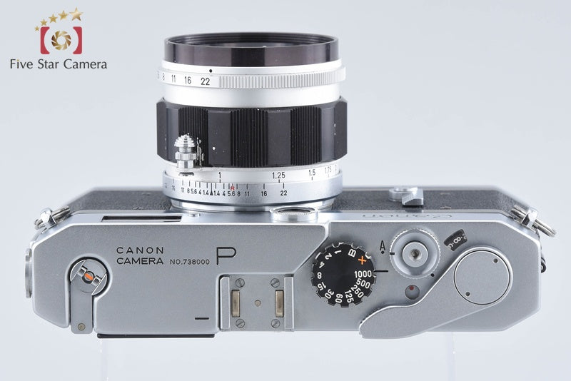 Canon P 35mm Rangefinder Film Camera w/ Meter + 50mm f/1.4 from Japan