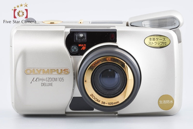 Olympus μ[mju:] ZOOM 105 DELUXE 35mm Point & Shoot Film Camera w/ Box from Japan