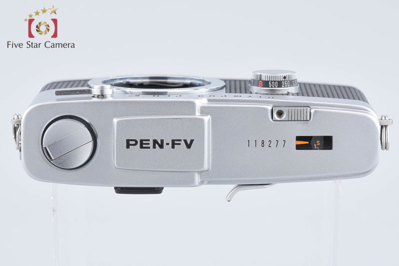 Olympus PEN FV Silver 35mm Half Frame Film Camera from Japan