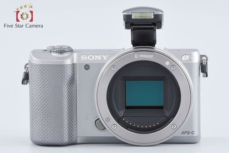 Sony α5000 ILCE-5000L Silver 20.1 MP 16-50 Lens [Multiple Languages] from Japan