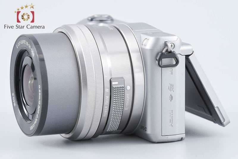 Sony α5000 ILCE-5000L Silver 20.1 MP 16-50 Lens [Multiple Languages] from Japan
