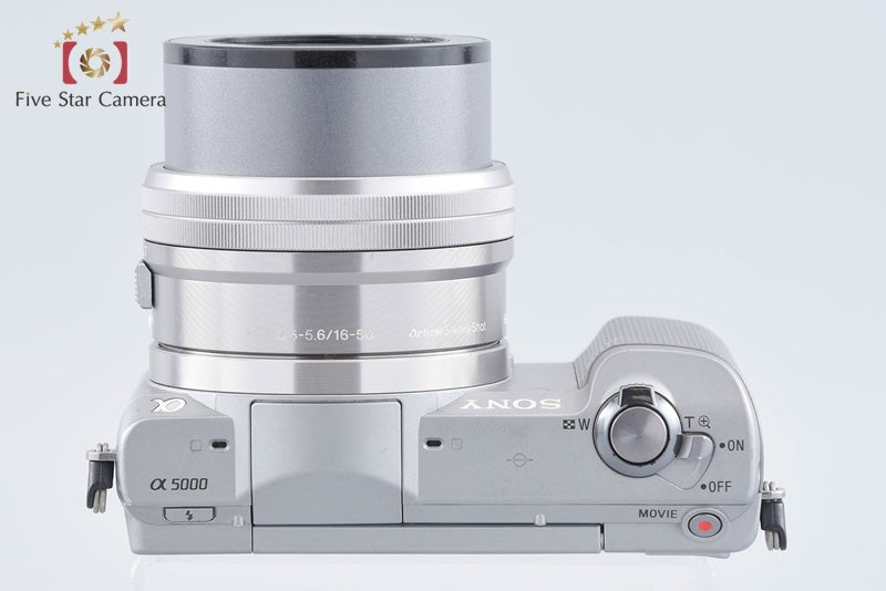 Sony α5000 ILCE-5000L Silver 20.1 MP 16-50 Lens [Multiple Languages] from Japan