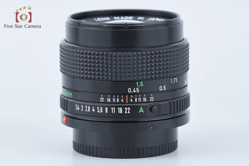 Canon New FD 50mm f/1.4 from Japan