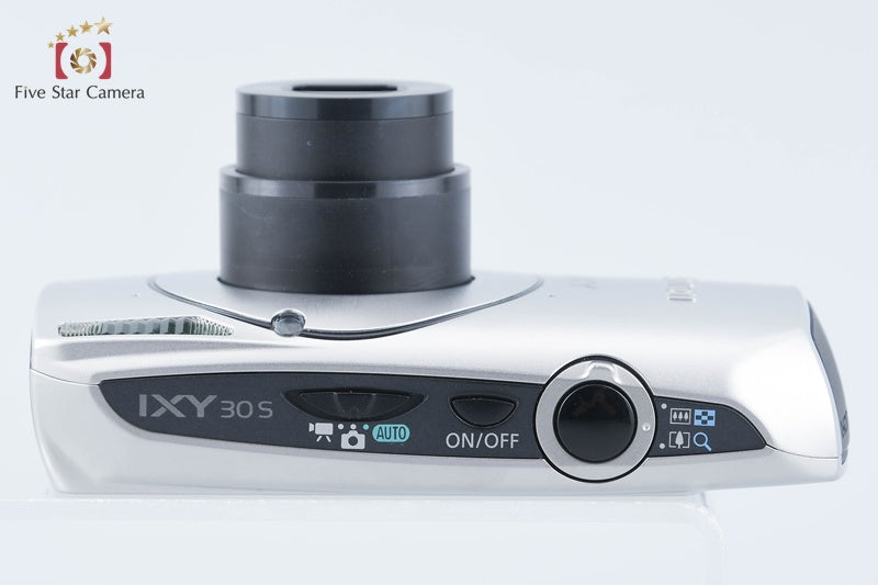 Canon IXY 30S Silver 10.0 MP Digital Camera w/ Box from Japan