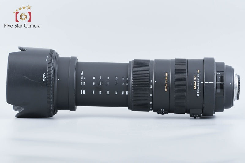 Sigma APO 50-500mm f/4.5-6.3 DG OS HSM for Nikon from Japan