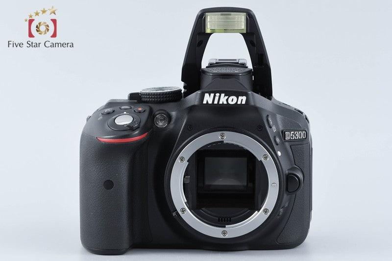 Nikon D5300 Black 24.2 MP DSLR Camera AF-P 18-55 VR Lens from Japan