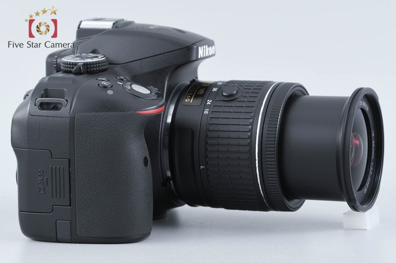 Nikon D5300 Black 24.2 MP DSLR Camera AF-P 18-55 VR Lens from Japan
