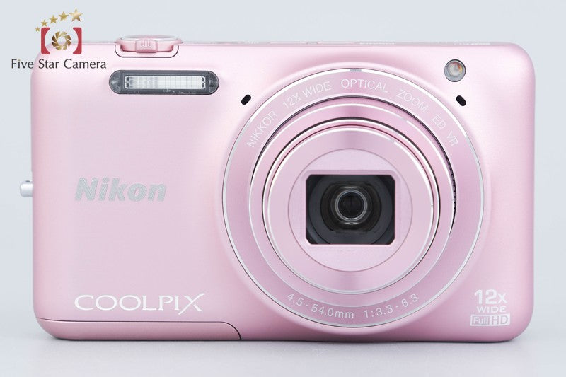Nikon COOLPIX S6600 Silky Pink 16.0 MP Digital Camera from Japan