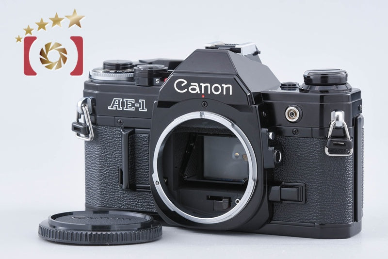 Canon AE-1 Black 35mm SLR Film Camera Body from Japan