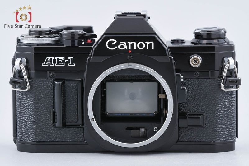 Canon AE-1 Black 35mm SLR Film Camera Body from Japan
