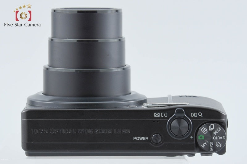 "Shutter count 1,259" Ricoh CX4 Black 10.0 MP Digital Camera w/ Box from Japan