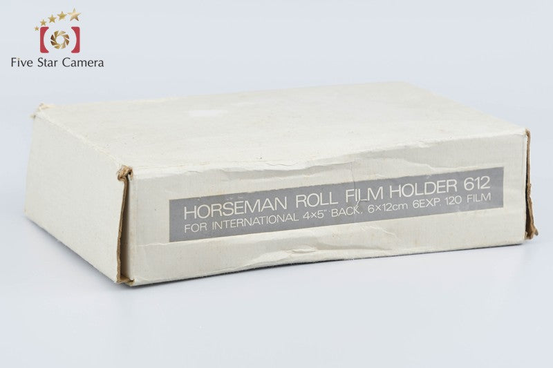 Horseman 6x12 120 Roll Film Holder 6EXP / 120 for 4x5 w/ Box from Japan
