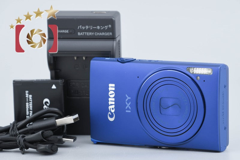 Canon IXY 420F Blue 16.1 MP Digital Camera from Japan