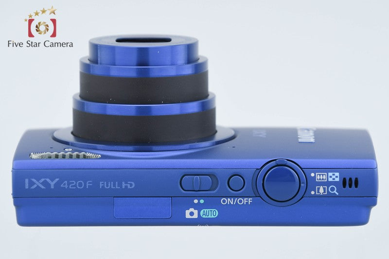 Canon IXY 420F Blue 16.1 MP Digital Camera from Japan