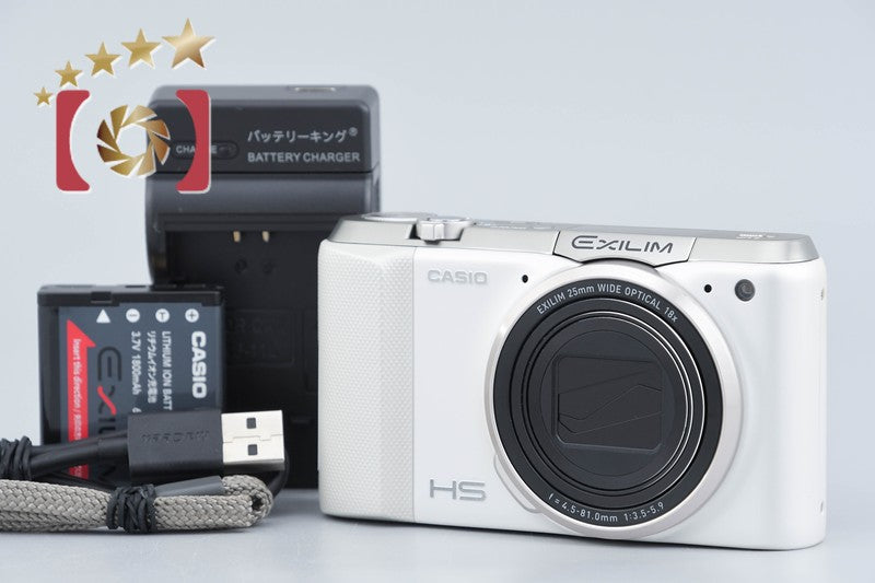 CASIO HIGH SPEED EXILIM EX-ZR800 White 16.1 MP Digital Camera from Japan