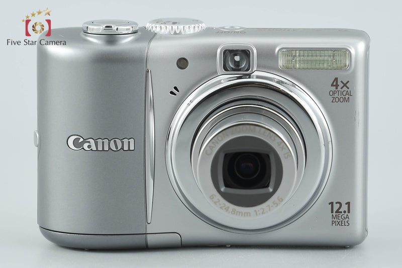 Canon PowerShot A1100 IS Silver 12.1 MP Digital Camera from Japan