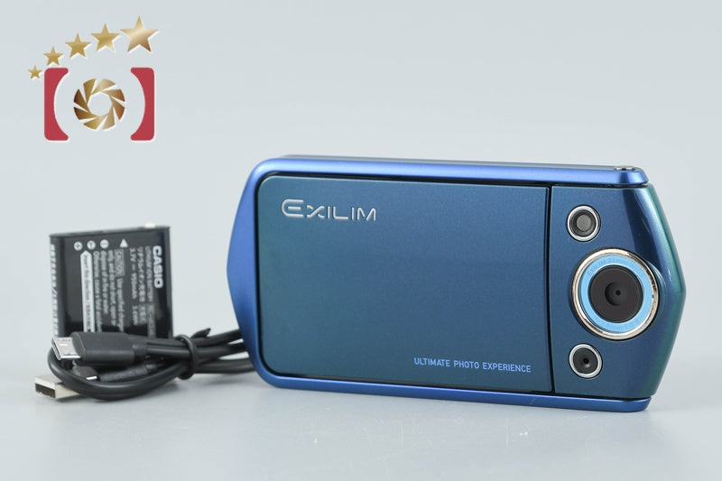 CASIO EXILIM EX-TR350S Blue 12.1 MP Selfie Digital Camera from Japan