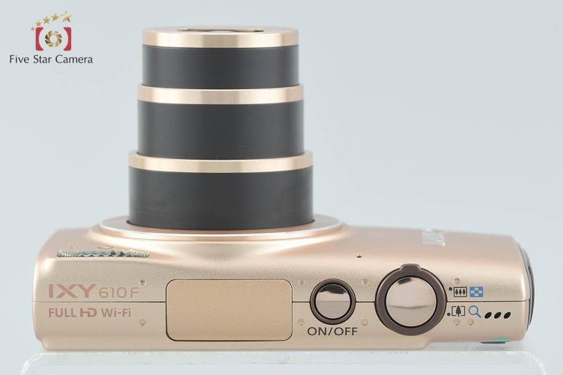 Canon IXY 610F Gold 12.1 MP Digital Camera from Japan