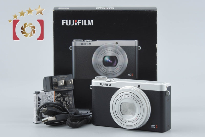 Fujifilm XQ2 Silver 12.0 MP Digital Camera w/ Box from Japan