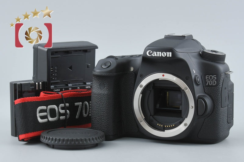 "Shutter count 245" Canon EOS 70D 20.2 MP Digital SLR Camera Body from Japan