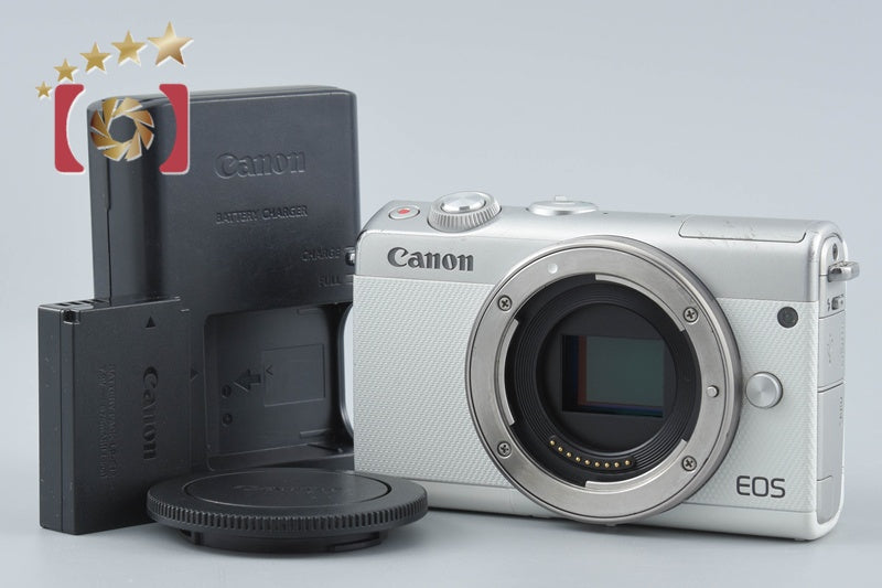 Canon EOS M100 White 24.2 MP Digital Mirrorless Camera from Japan