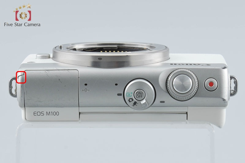 Canon EOS M100 White 24.2 MP Digital Mirrorless Camera from Japan