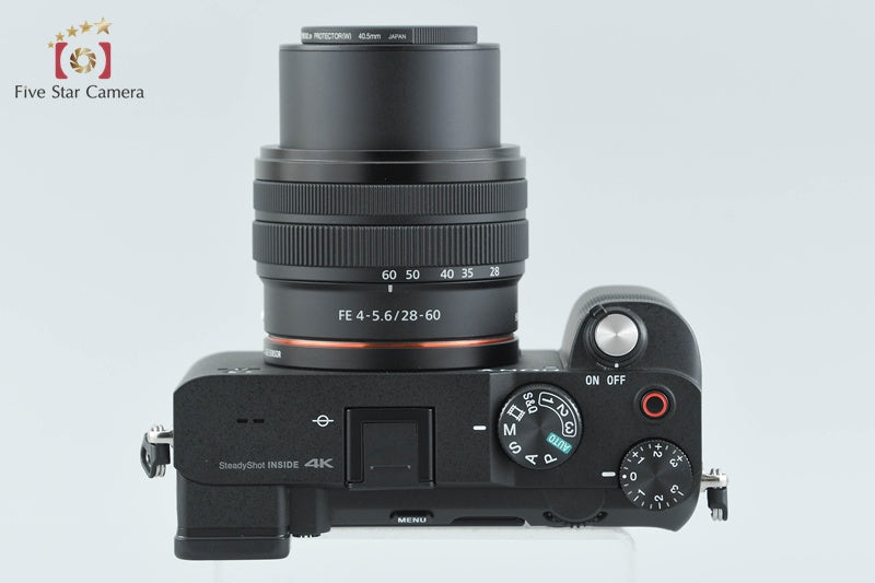 SONY α7C ILCE-7C Black 24.2 MP 28-60 Lens w/ Box [Multiple Languages] from Japan