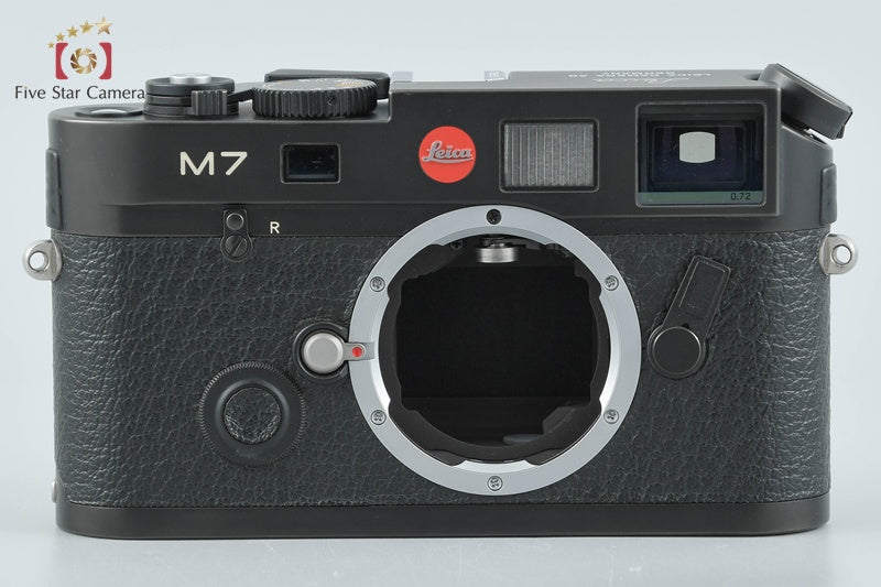 Leica M7 0.72 Black Chrome Rangefinder Film Camera Body from Japan