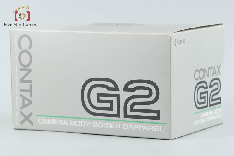 CONTAX G2 Titanium Silver 35mm Rangefinder Film Camera w/ Box from Japan