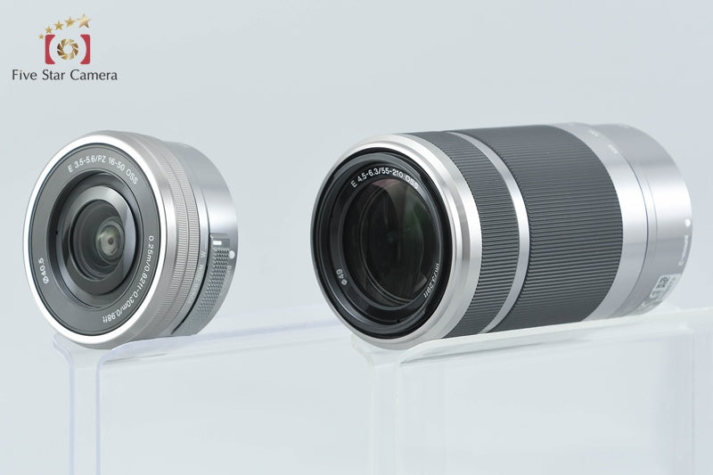 Sony α6400 ILCE-6400 Silver 16-50 55-210 Lenses [Multiple Languages] from Japan