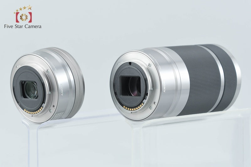 Sony α6400 ILCE-6400 Silver 16-50 55-210 Lenses [Multiple Languages] from Japan