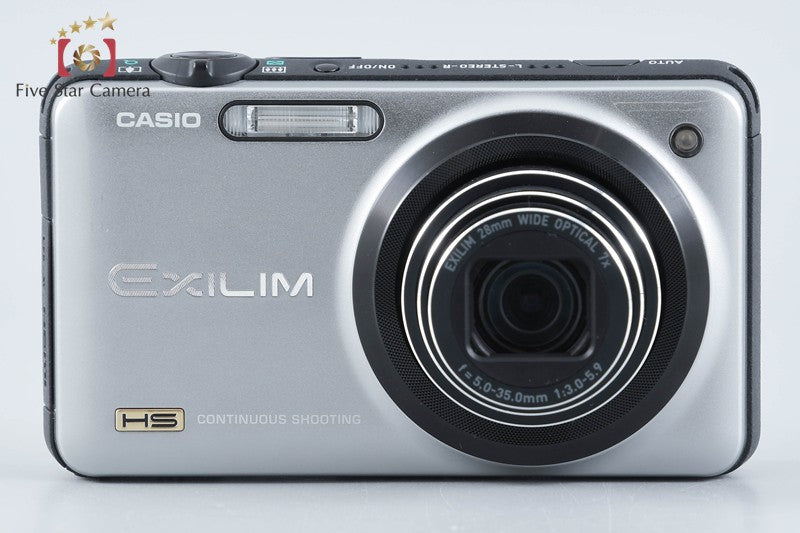 CASIO HIGH SPEED EXILIM EX-ZR10 Silver 12.1 MP Digital Camera from Japan