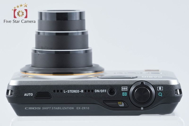 CASIO HIGH SPEED EXILIM EX-ZR10 Silver 12.1 MP Digital Camera from Japan