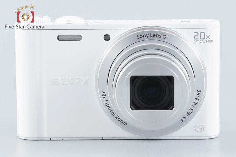 Sony Cyber-Shot DSC-WX350 White Digital Camera [Multiple Languages] from Japan
