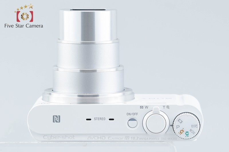 Sony Cyber-Shot DSC-WX350 White Digital Camera [Multiple Languages] from Japan