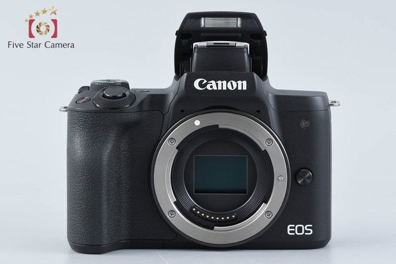 "Count 5,000" Canon EOS Kiss M / M50 Black 24.0 MP 15-45 IS STM Lens from Japan