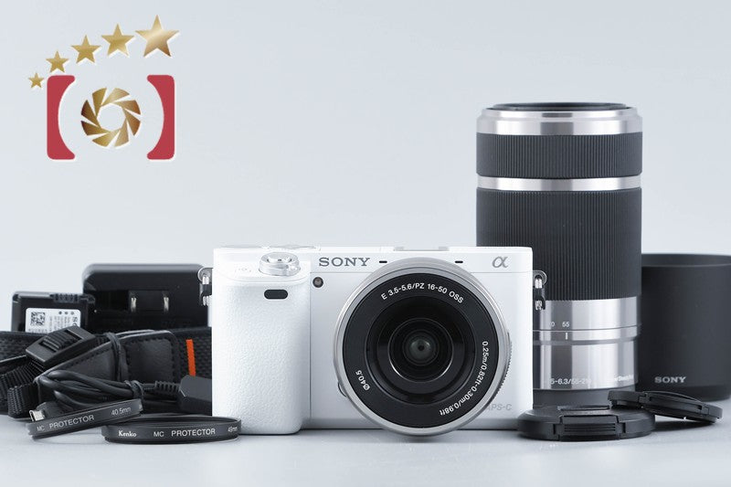 Sony α6000 ILCE-6000 24.3 MP 16-50 55-210 Lenses [Multiple Languages] from Japan