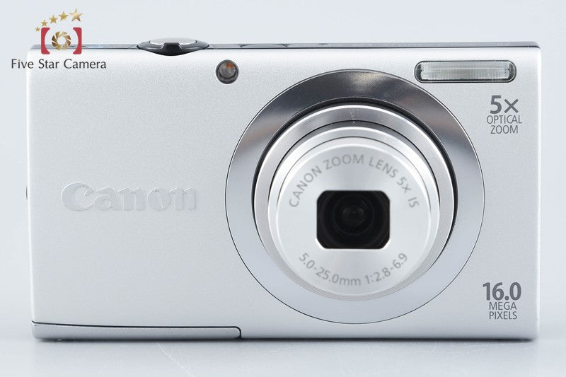 Canon PowerShot A2400 IS Silver 16.0 MP Digital Camera from Japan