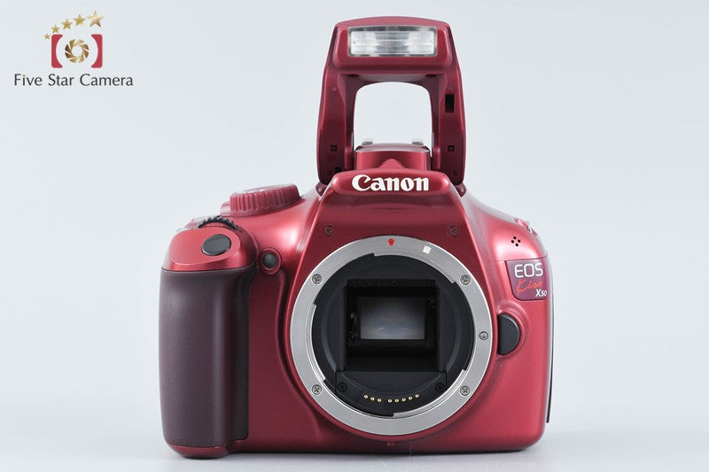 Canon EOS Kiss X50 / Rebel T3 / 1100D Red 12.2 MP 18-55 Lens from Japan