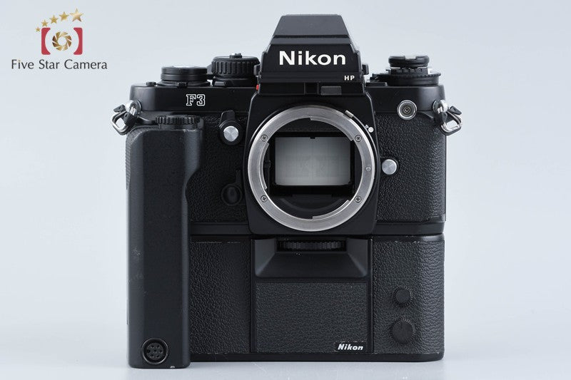 Nikon F3 HP 35mm SLR Film Camera Body w/ MD-4 Motor Drive from Japan